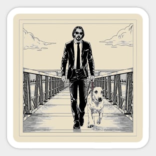 John Wick (bridge) Sticker